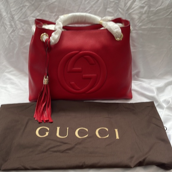 Red Gucci Soho Handbag - Picture 10 of 14